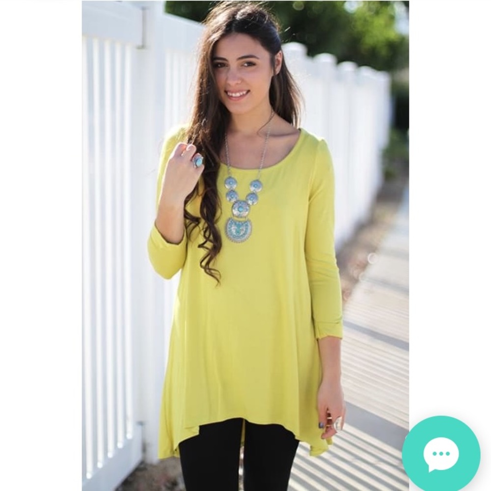 Lime tunic